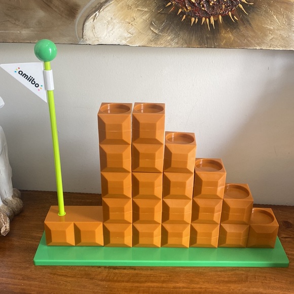 Nintendo Amiibo Super Mario Bros. End Level Display Stand. COMPLETE Set! - Picture 3 of 8